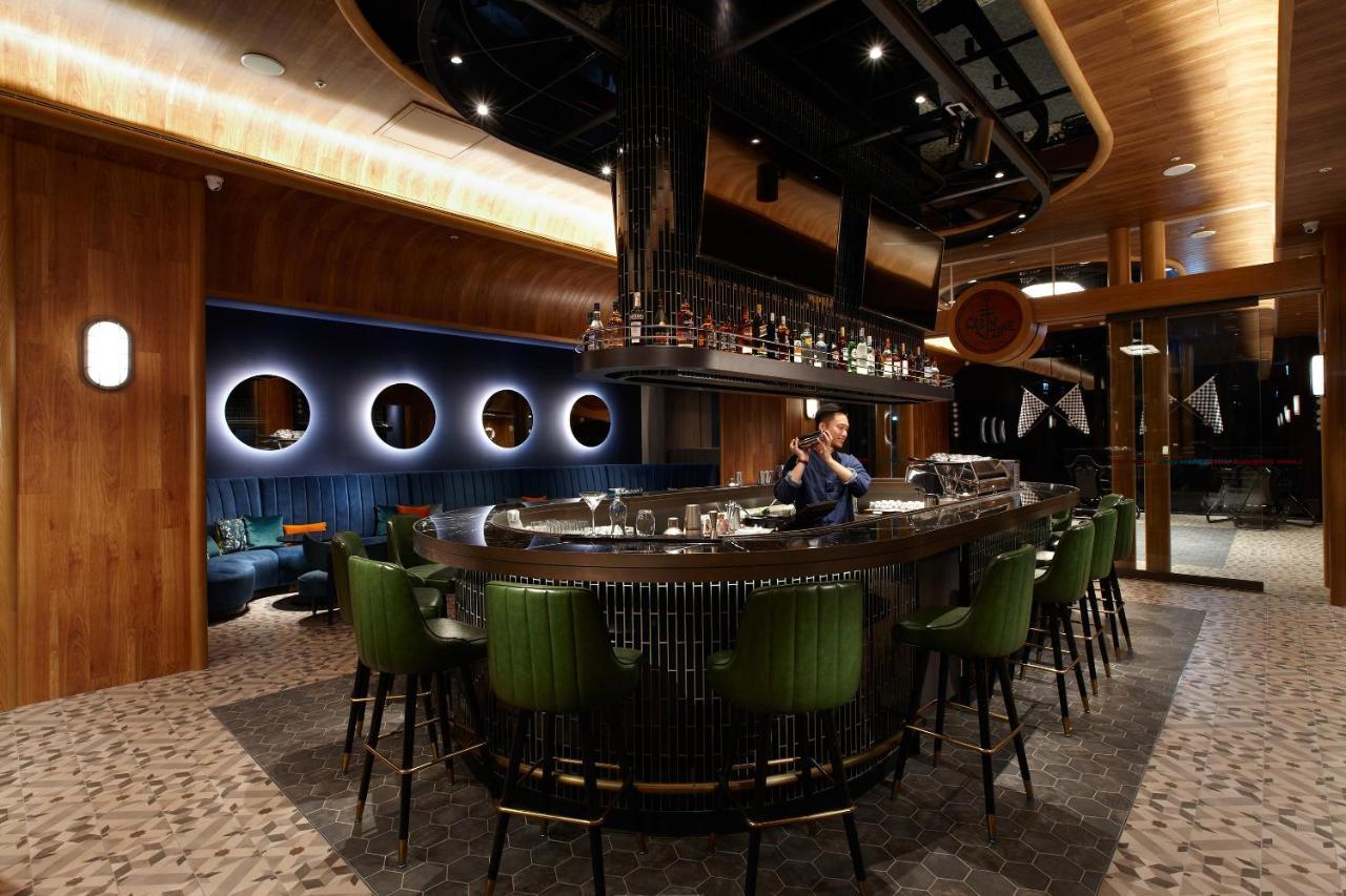 Hotel Cozzi Blu Zhongli Exterior foto The bar at the restaurant